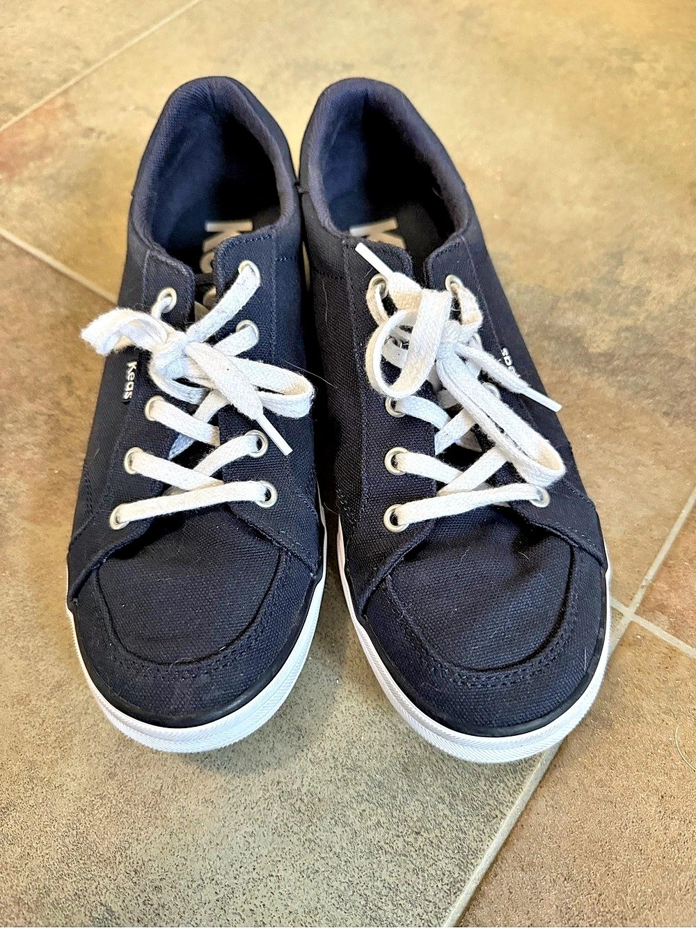 Keds Center III Canvas Lace-Up Sneaker Sneakers Blue Women’s US 7.5